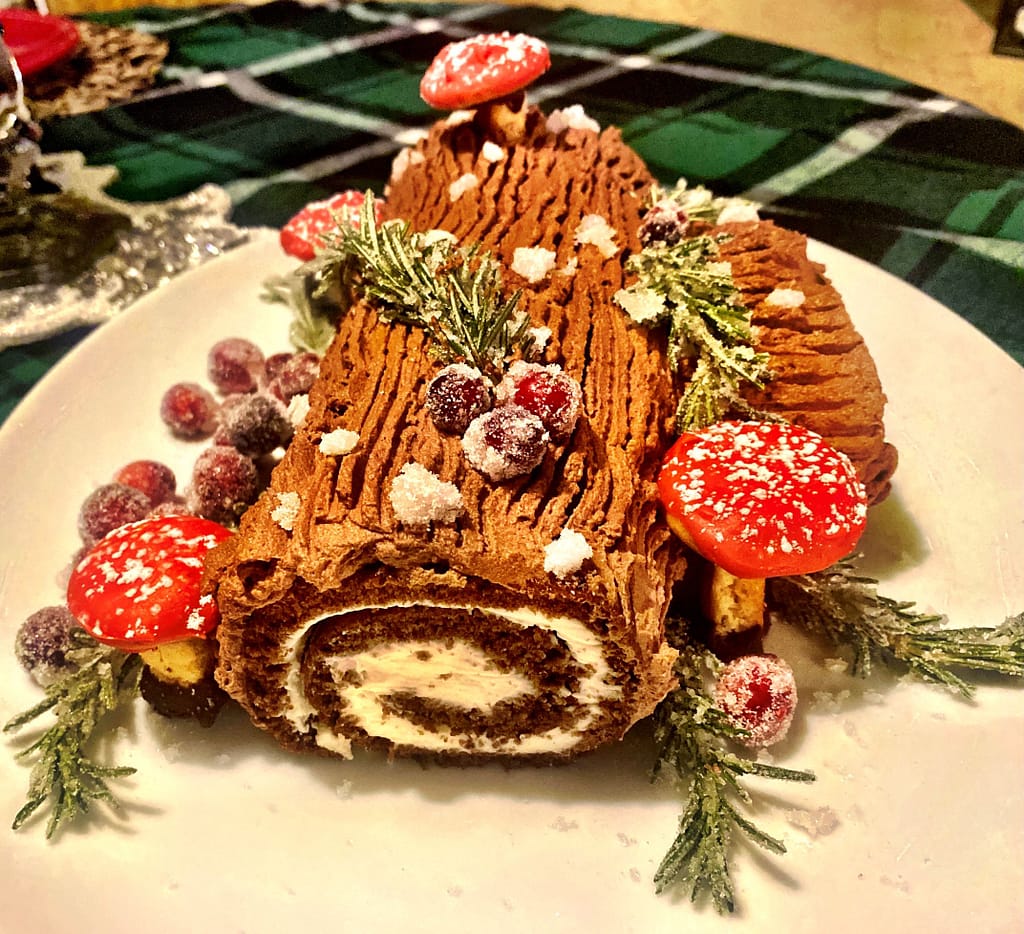 Buche de Noel: Yule Log Cake Recipe - Misty Mountain Soy Candles